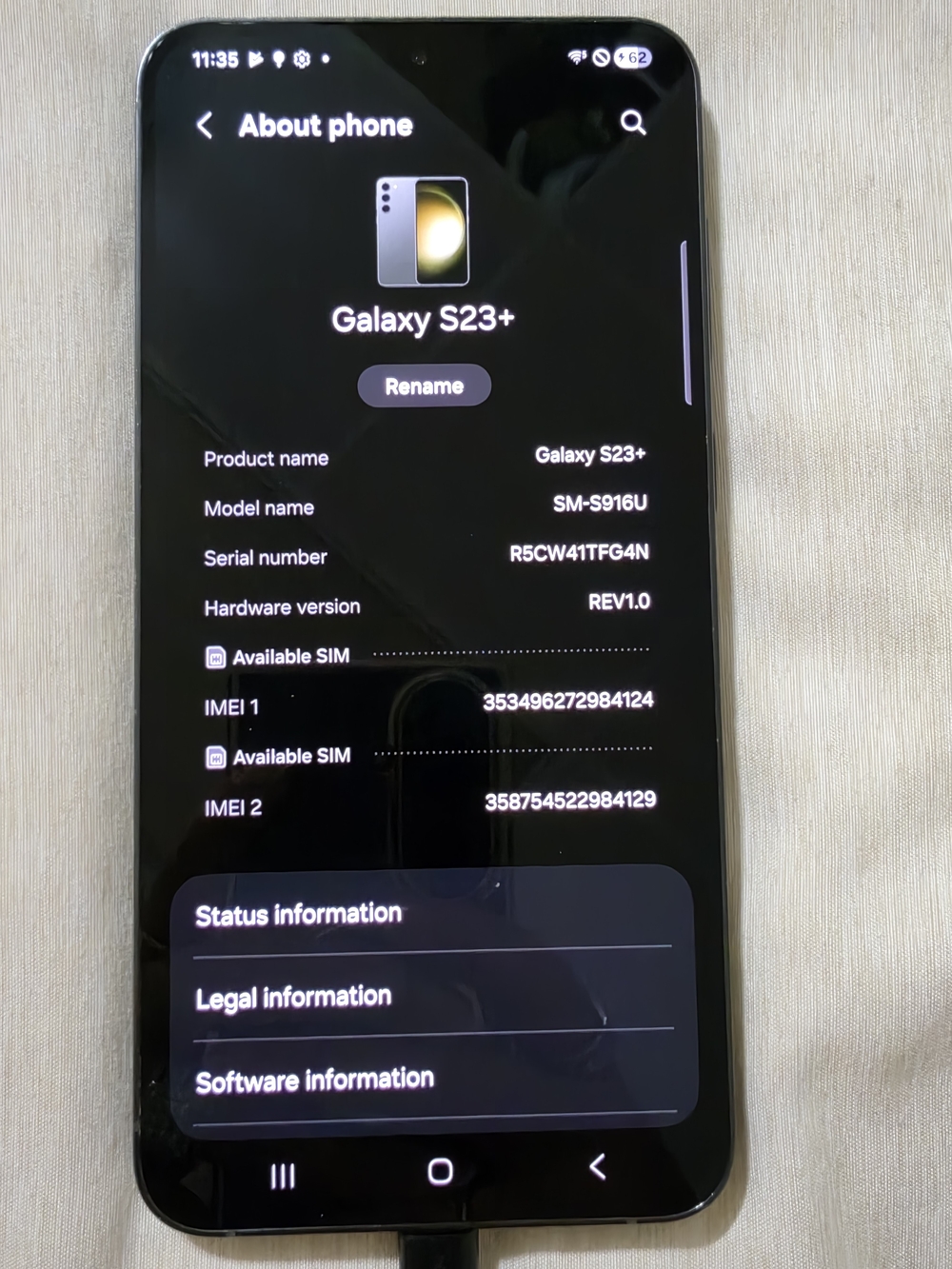 Samsung Galaxy S23+ - Olive - Unlocked Smartphone